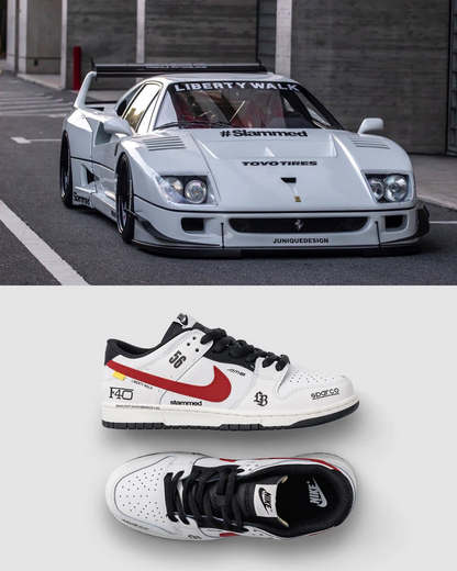 Nike Dunk "Liberty Walk Ferrari F40"